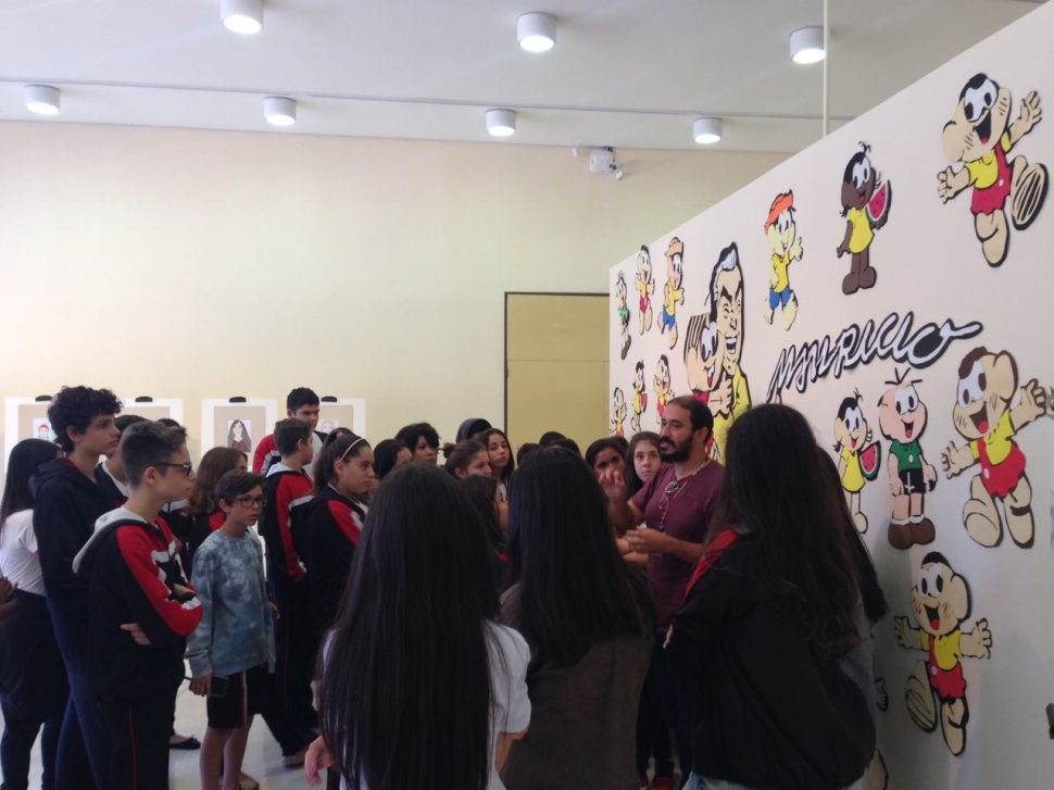 Alunos organizam exposição dos trabalhos de artes