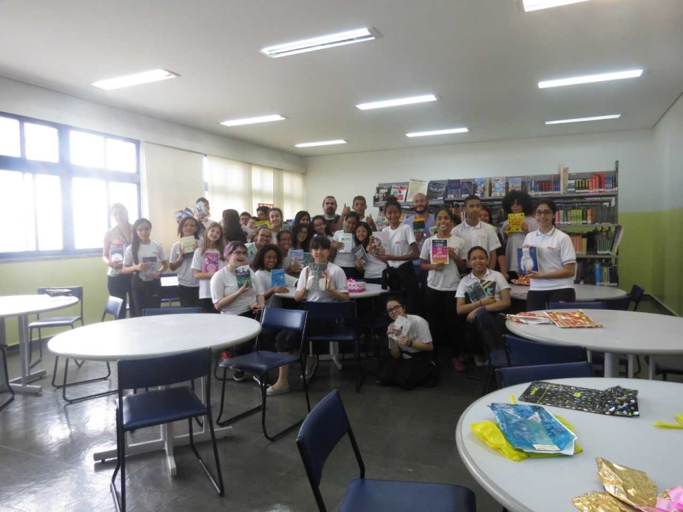 Amigo Secreto Literário no SESI-SP de Cotia
