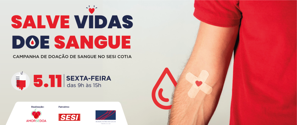 Participe da Campanha de Doação de Sangue
