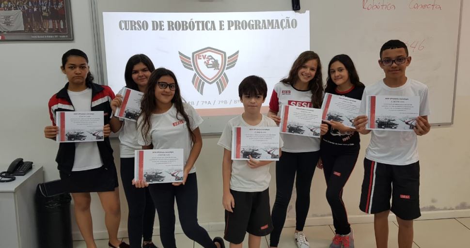 Trabalhos finais agitam o encerramento do ano letivo na escola SESI Cruzeiro
