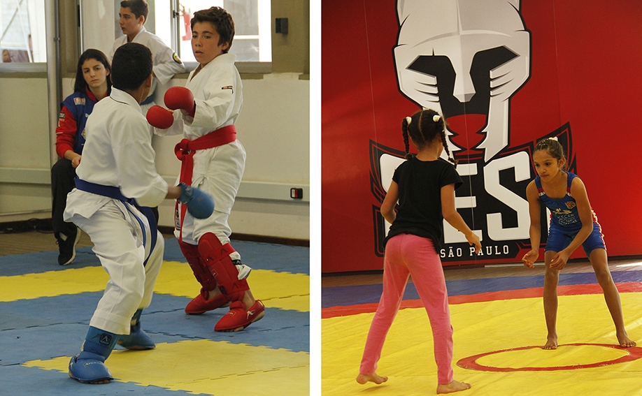 Mais de 130 atletas do Karatê e Luta Olímpica participaram da Liga SESI-SP de Treinamento Esportivo 