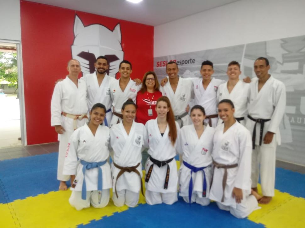 Equipe de Karate do SESI-SP busca vaga para Tokyo 2020