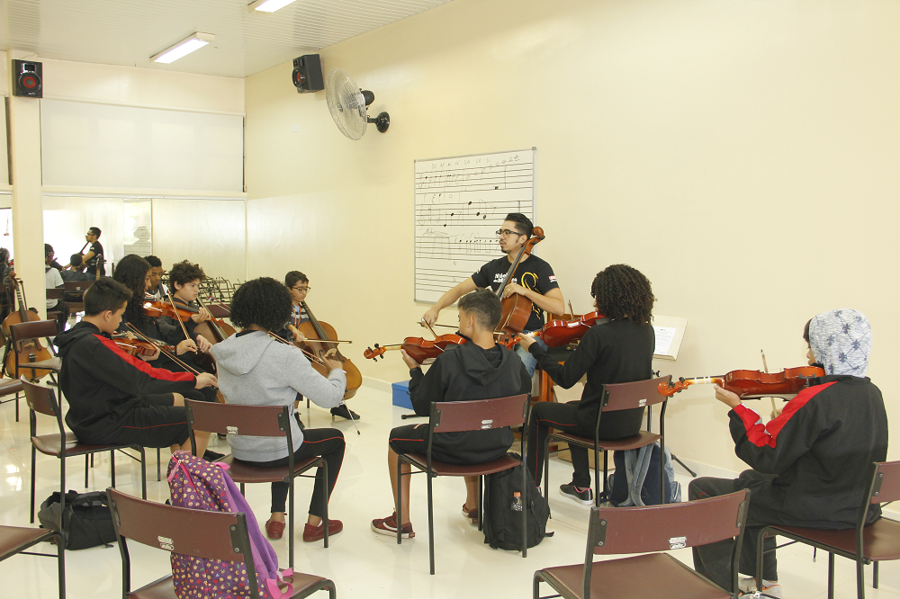 Garoando em Santo André. 