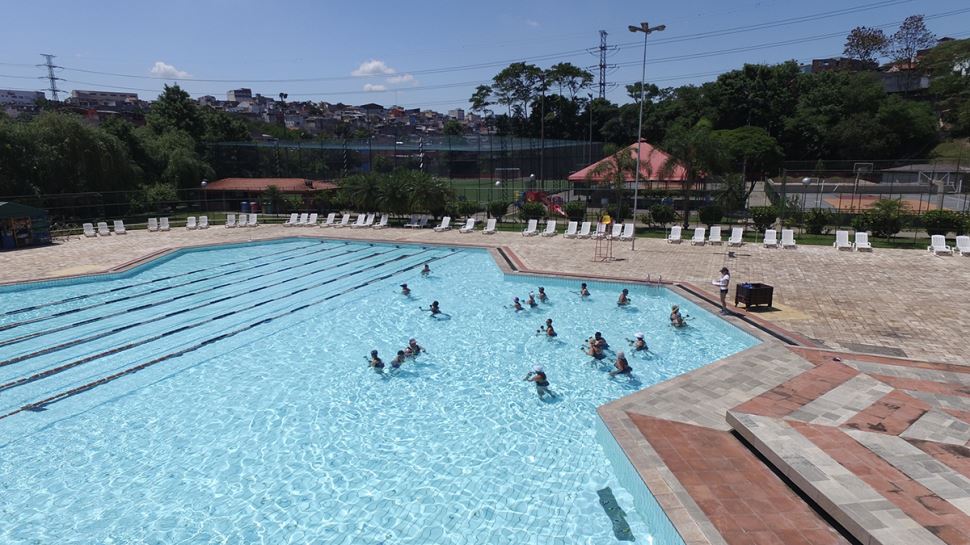 As piscinas do SESI Diadema estão interditadas para obras de modernização 
