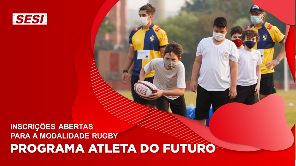 Inscrições abertas para a modalidade Rugby - vagas remanescentes 