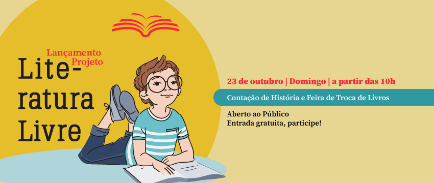 Sesi Diadema lança projeto Literatura Livre no dia 23/10 a partir das 10h
