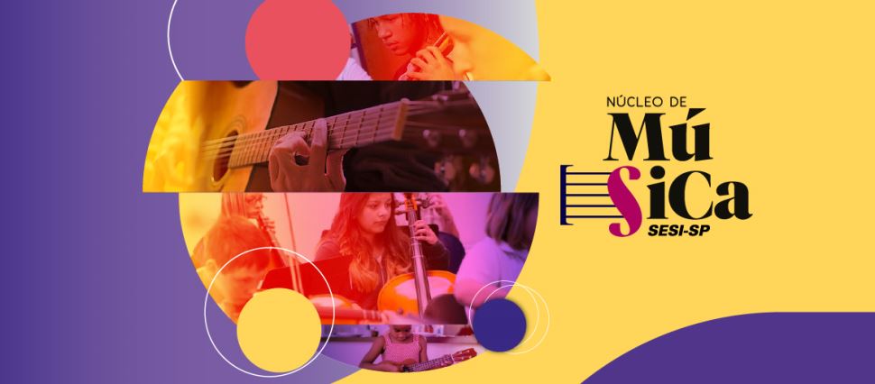 Núcleo de Música do Sesi Diadema oferece cursos gratuitos para turmas iniciantes e avançadas