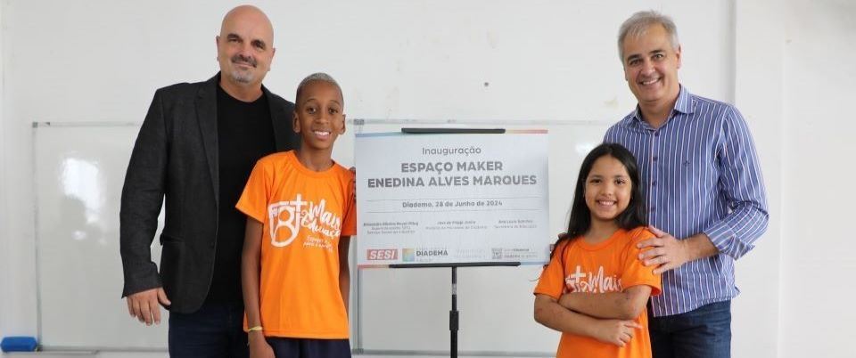 Sesi-SP inaugura primeiro Espaço Maker para comunidade em Diadema