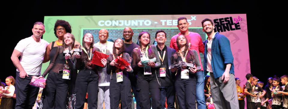 Alunas do Sesi Diadema são premiadas com a 3ª colocação na grande final do SESI Dance 2024