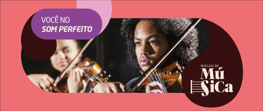 Núcleo de Música do Sesi Diadema: inscrições abertas nos cursos gratuitos para turmas iniciantes e avançadas  
