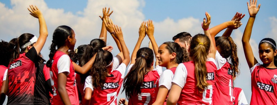 Futebol feminino cresce no SESI-SP e ganha novo polo de atendimento em Diadema 