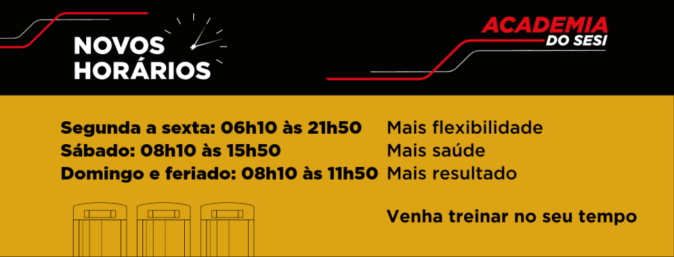 Academia do Sesi Diadema abre novas vagas e amplia horários de funcionamento