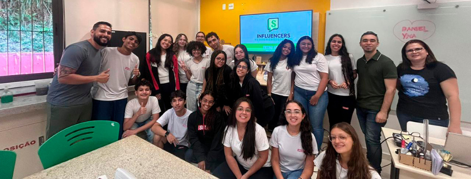 Programa de jovens influenciadores na rede Sesi-SP inaugura o tema da sustentabilidade na prática