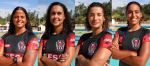 Nadadoras do SESI-SP representam a instituição em competição na Argentina