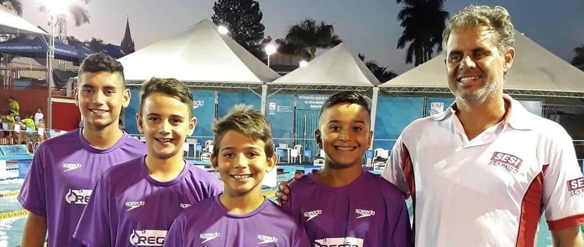 Equipe de natação do SESI-SP Franca garante três medalhas no Troféu Kim Mollo