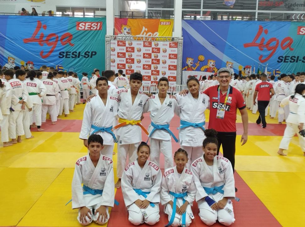 Equipe de Treinamento Esportivo do Judô SESI Indaiatuba brilha na etapa final da Liga SESI-SP