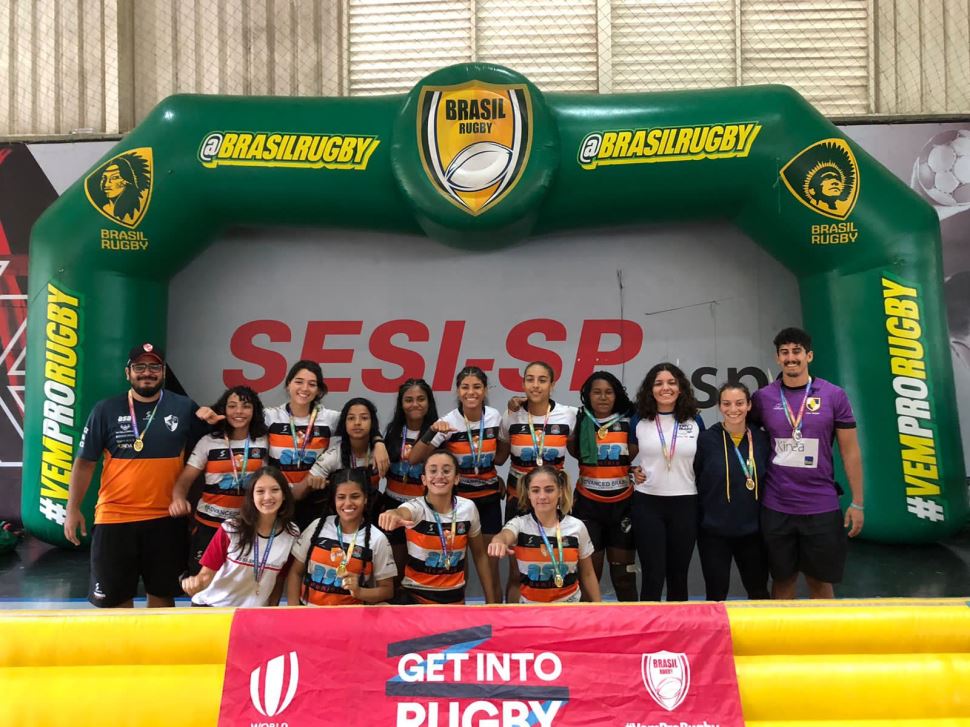 Equipe feminina M16 do SESI Indaiatuba se consagra Campeã invicta na Copa Paulista de Rugby Sevens