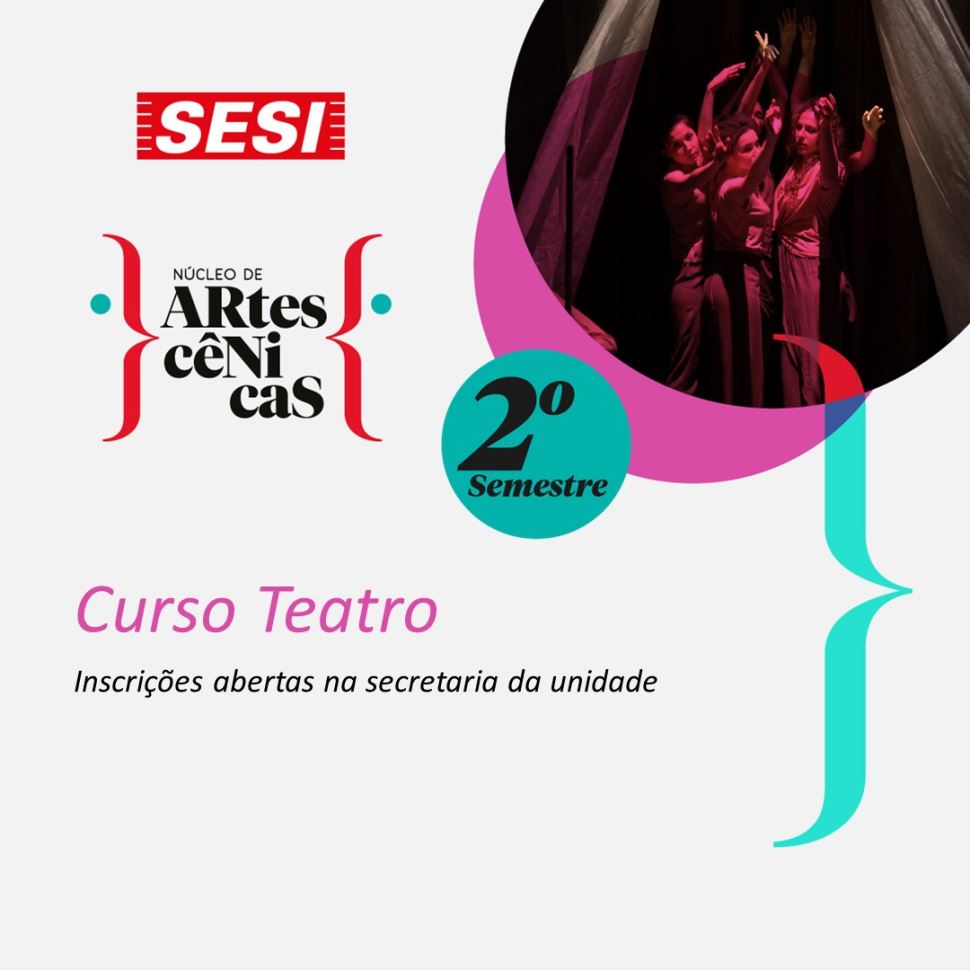 Sesi Itapetininga abre inscrições para cursos gratuitos de teatro