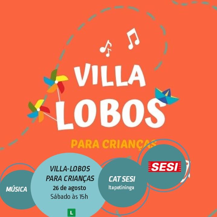 Apresentação musical VILLA-LOBOS PARA CRIANÇAS é atração no SESI Itapetininga