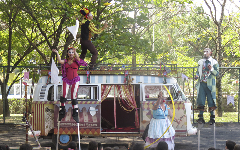 Alunos da Escola SESI-SP de Itu assistem à peça de teatro