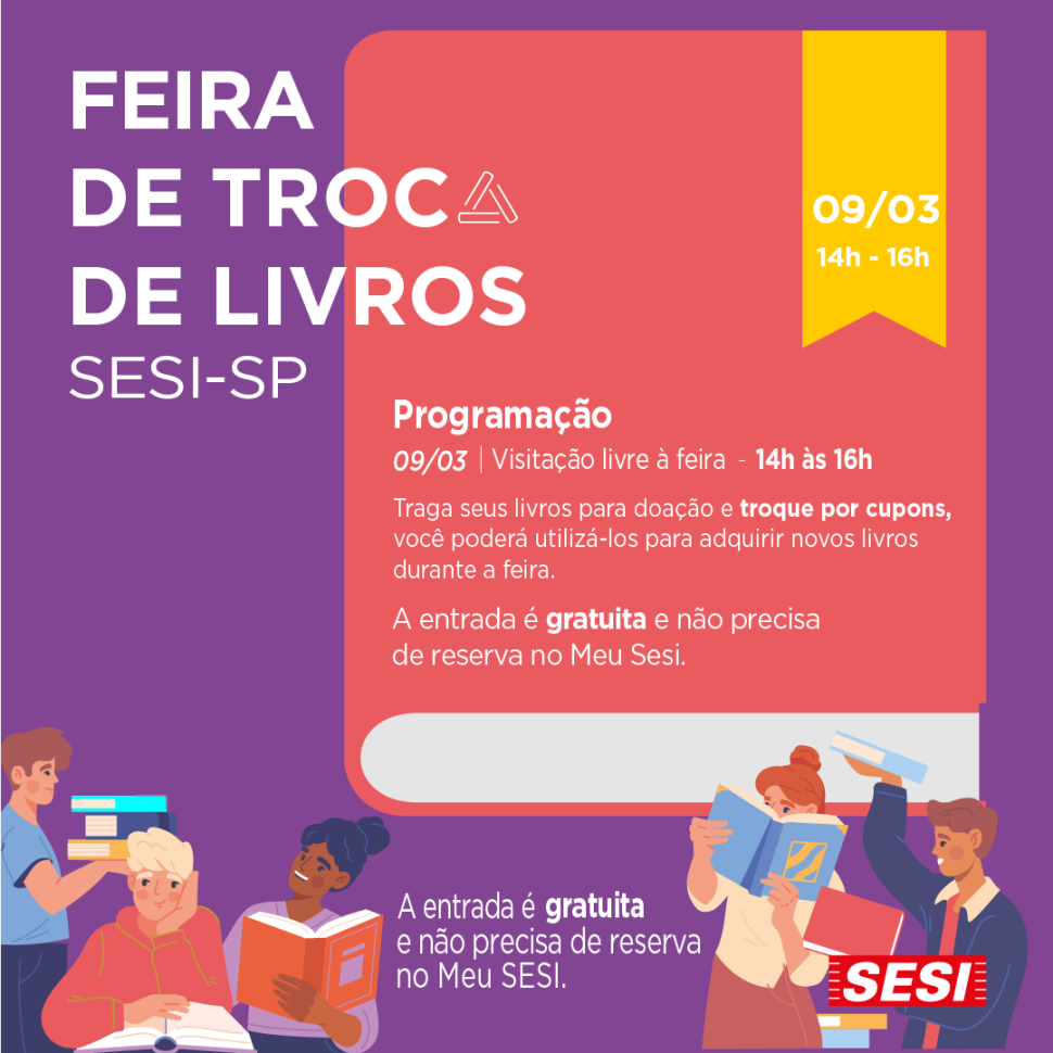 Confira a programação cultural de março do SESI Itu