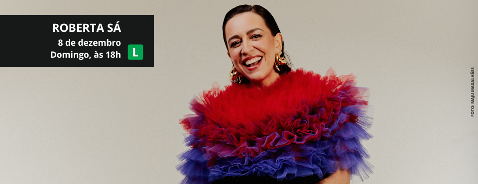 Roberta Sá faz show gratuito no SESI Itu em dezembro