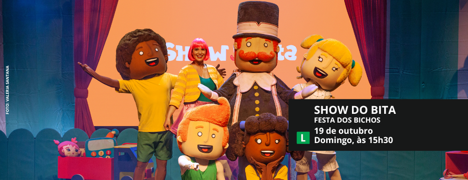 Mundo Bita celebra o Mês das Crianças com show gratuito no Sesi Itu