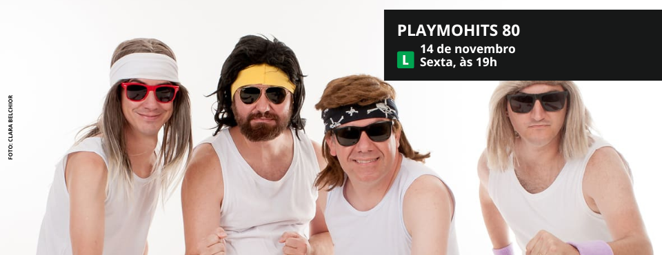 Banda Playmohits revive os clássicos dos anos 80 em show gratuito no SESI de Itu