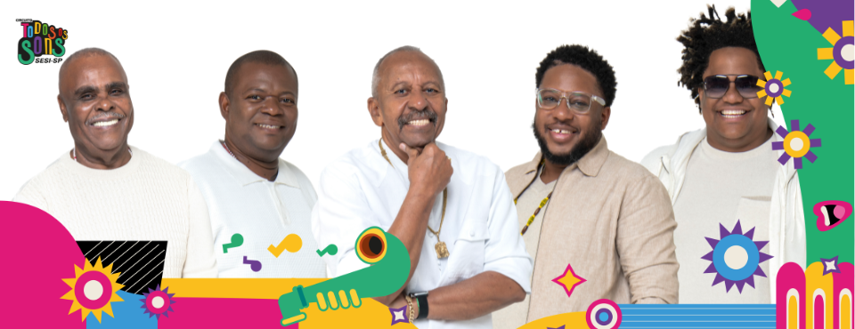 Fundo de Quintal celebra 45 anos de história em show gratuito no SESI Jaú