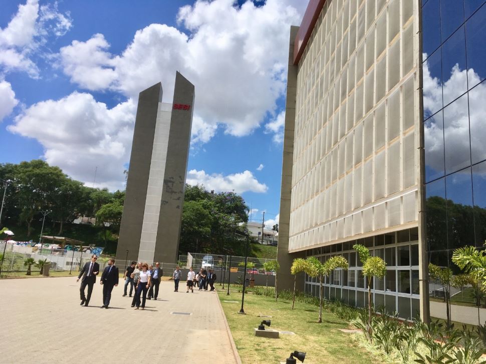 Visita no SESI Jundiaí do Superintendente Nacional do SESI - Rafael Lucchesi