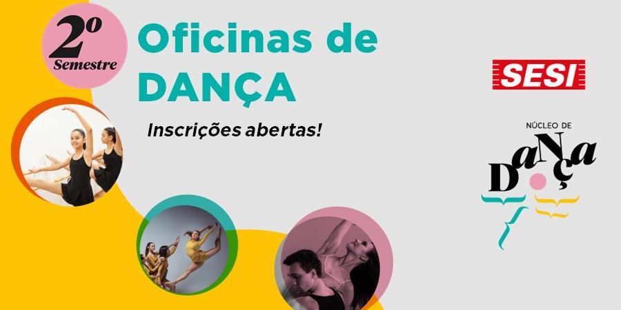 Inscrições abertas núcleo de Dança! De volta ao Plano total