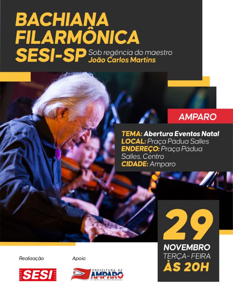 Bachiana Filarmônica SESI-SP se apresenta em Amparo