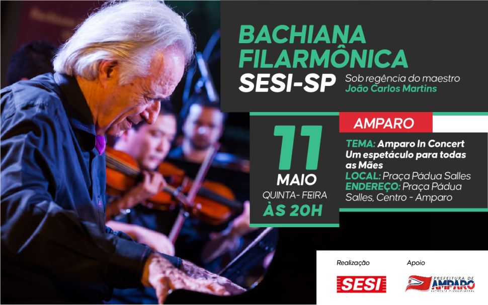 Bachiana Filarmônica SESI-SP se apresenta em Amparo