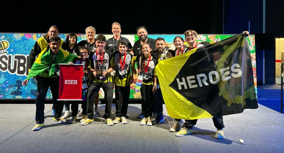 Equipe Heroes, do SESI Jundiaí, conquista título mundial na maior competição de robótica do mundo