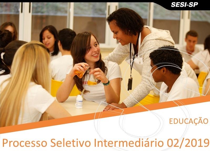 SESI São José dos Campos abre vagas remanescentes para alunos do 2º e 3º anos do Ensino Médio