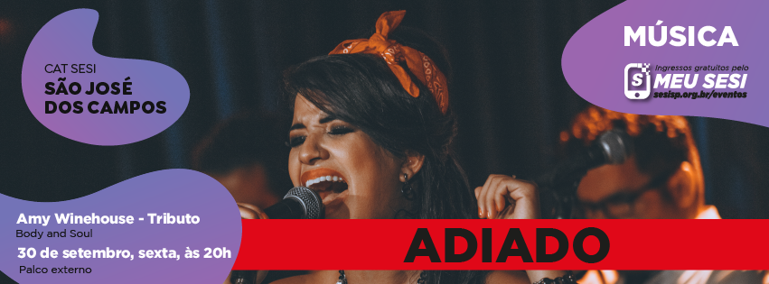 Adiado show em tributo à Amy Winehouse 