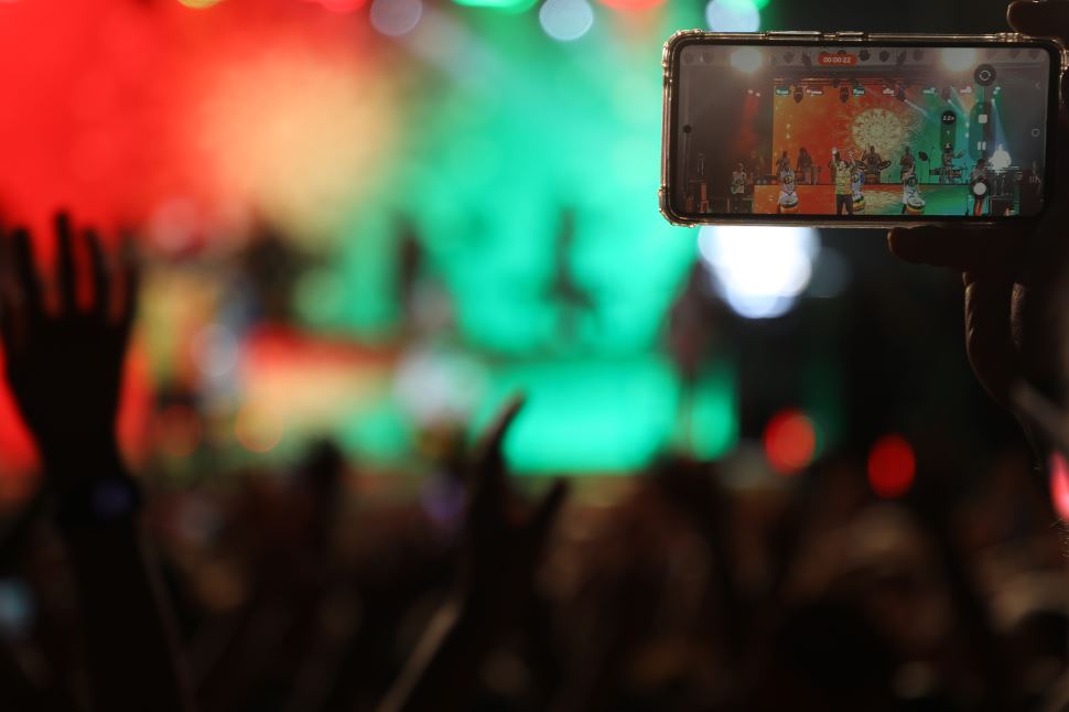 Olodum anima público no Centro Cultural SESI São José dos Campos; confira algumas fotos