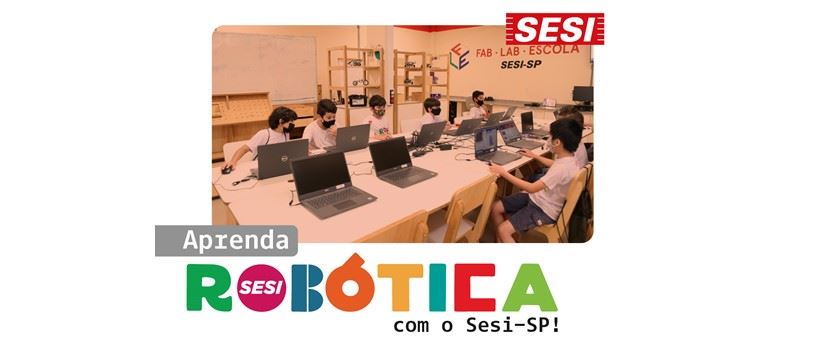 SESI Robótica 2022 cursos gratuitos