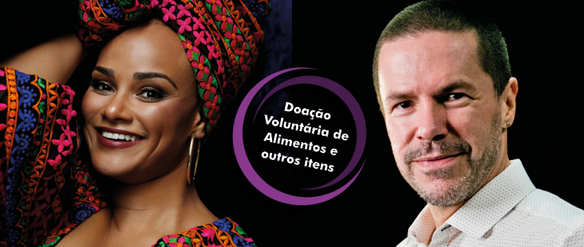 Vem ao show de Luciana Mello e Pedro Mariano? Participe do Mutirão de Natal!