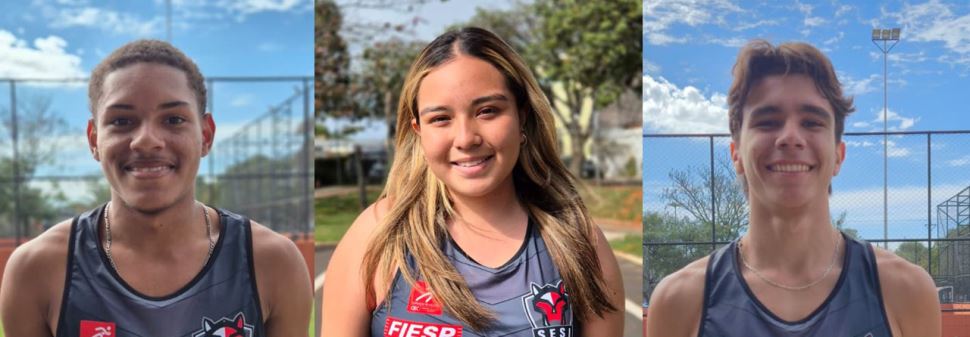 Atletas do SESI Marília são convocados para o Campeonato Estadual Sub-18 de Atletismo