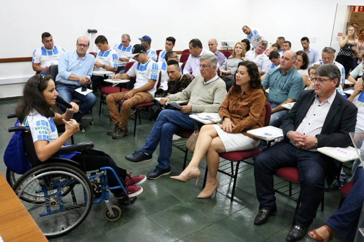 Lançamento do Núcleo de Apoio aos Atletas Paralímpicos (NAAP) em parceria com o SESI Matão