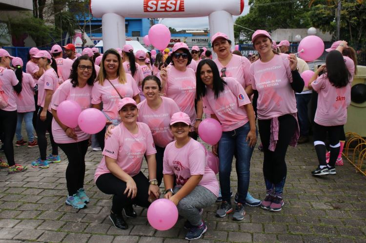 Outubro Rosa -  Caminhada do Centro de Atividades do SESI Mauá