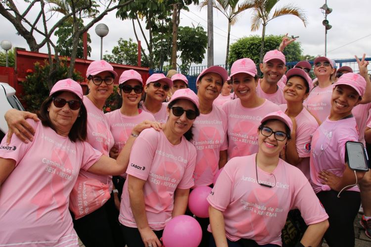 Outubro Rosa -  Caminhada do Centro de Atividades do SESI Mauá