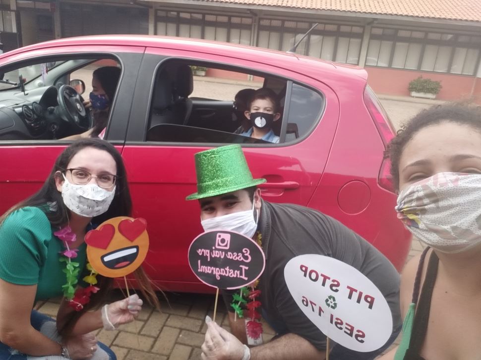 COMUNIDADE ESCOLAR DO SESI MOGI GUAÇU ARRECADA MAIS DE 120 QUILOS DE LIXO ELETRÔNICO NO EVENTO SUSTENTAÇÃO