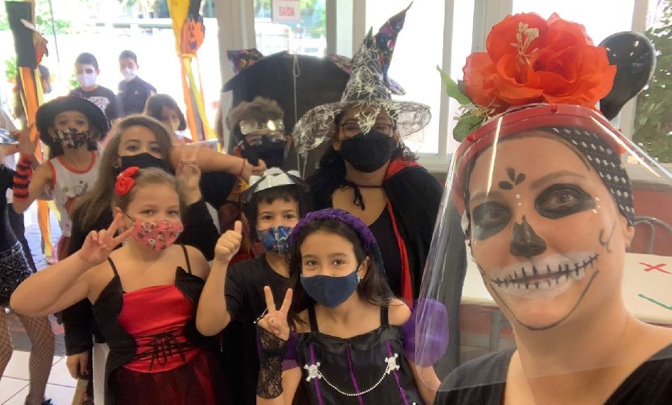 Halloween é tema de atividades na escola Sesi de Mococa