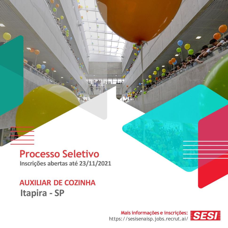 Inscrições abertas para processo seletivo