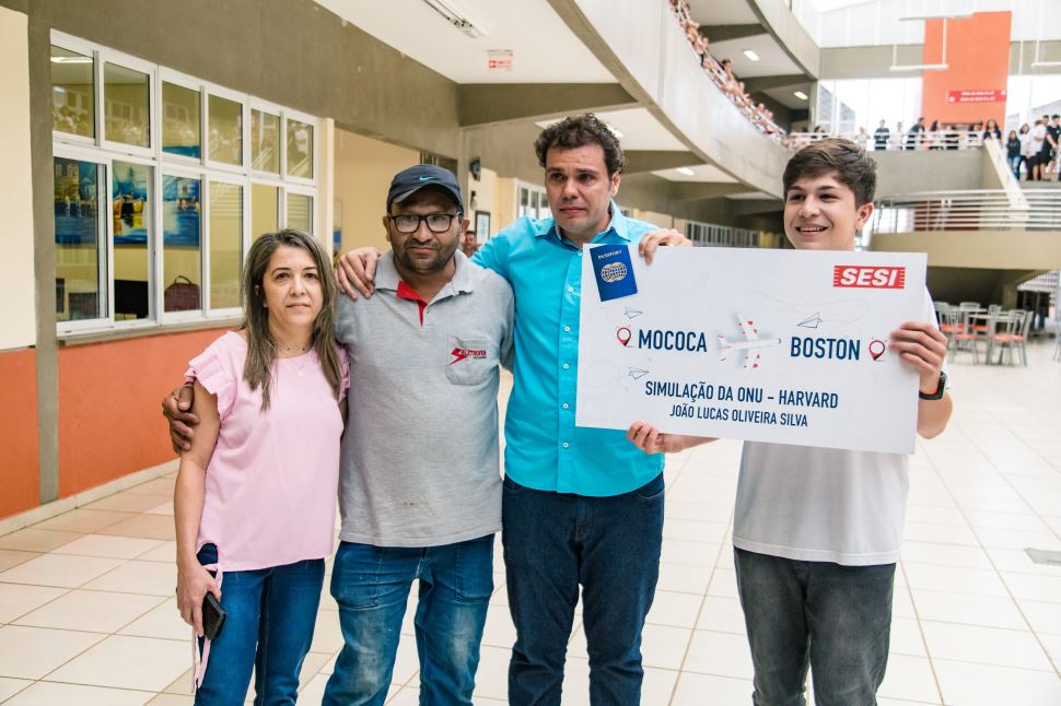  Com apoio do Sesi-SP, estudante de Mococa participará da Harvard Model United Nations