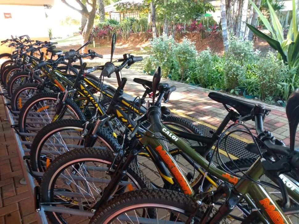 Passeio de bike pelo CAT