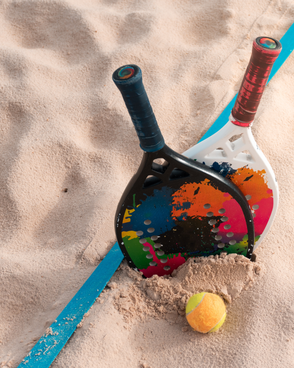 Jogos livres de Beach Tennis com monitores