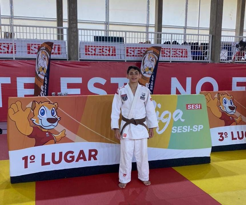 Aluno de judô do Sesi Esporte no Sesi Mogi Guaçu é campeão da Liga Sesi SP 